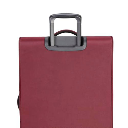 Kenneth Cole REACTION The Venturer 28-Inch Carry-On Lightweight Durable Softside 8-Wheel Spinner Cabin Size Luggage, Wine - color: Wine, size: Large