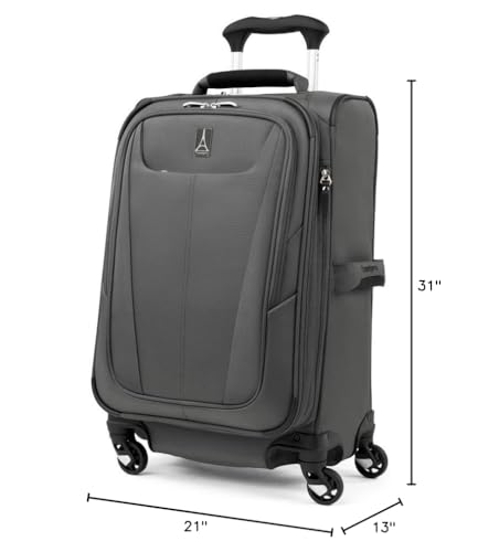 Travelpro Maxlite 5 Softside Spinner Set, Grey, 2-Piece (21/29) - color: Shadow Grey, size: 2-Piece Set (21/29)