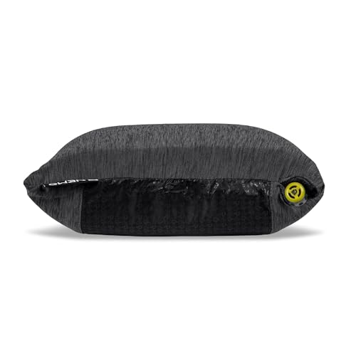 NEMO Equipment Fillo Camping Pillow - Black Pearl/Birch Bud - color: Black Pearl / Birch Bud