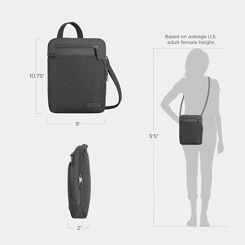 Travelon Anti-Theft Metro Small Crossbody - color: Gray