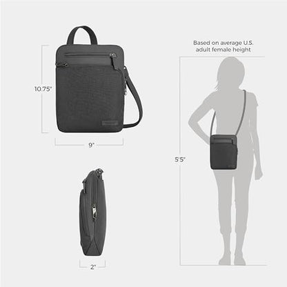 Travelon Anti-Theft Metro Small Crossbody - color: Gray