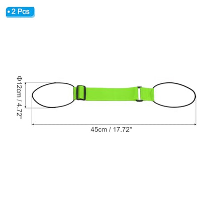 PATIKIL Luggage Straps Bag Bungee, 2 Pcs Suitcase Straps Adjustable Belt for Add a Bag Easy to Travel Elastic Strap Belt Handle Handbag Backpack, Fluorescent Green - color: Fluorescent Green