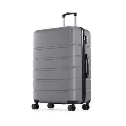 Sweetcrispy 20 Inch Carry On Luggage, Suitcase with Spinner Wheels - color: Dark Grey, size: 20 Inch