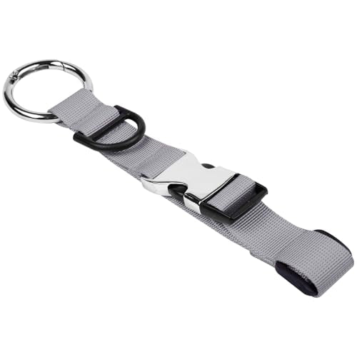 Wisdompro Jacket Gripper Strap for Travel, Add a Bag Luggage Straps - Gray - color: Gray