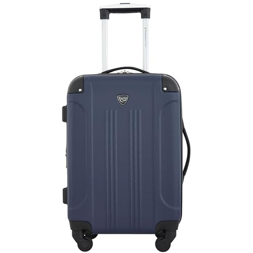 Travelers Club Chicago Hardside Expandable Spinner Luggage, Navy Blue, 3 Piece Set - color: Navy Blue, size: 3-Piece Set