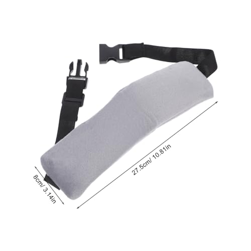 Alipis Airplane Head Strap: Travel Head Support for Sleeping - Adjustable Flight Sleep Mask Holder for Long Travel and Car Comfort (2 Pcs, Grey)