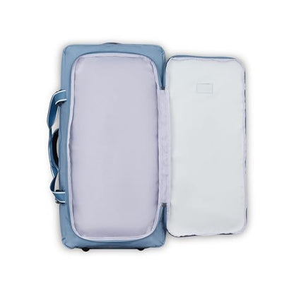 florence by mills On A Roll Two Wheel Rolling Travel Duffle Bag, Zinc Blue, 28 Inch - color: Zinc Blue