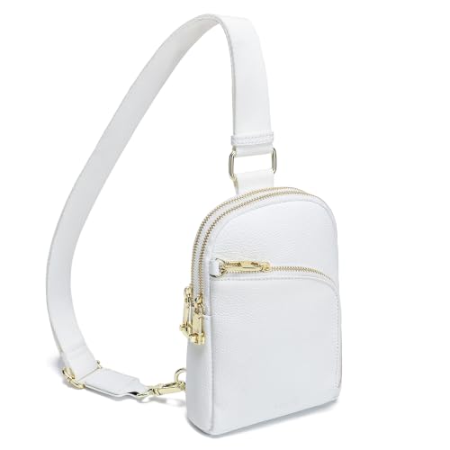 INICAT Small Travel Purse,Anti Theft Crossbody Bag for Women - color: White Soft