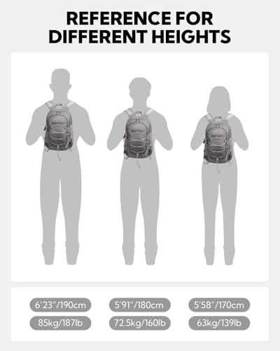 WATERFLY Small Lightweight Packable Backpack, Mini Foldable Travel Daypack - color: Grey