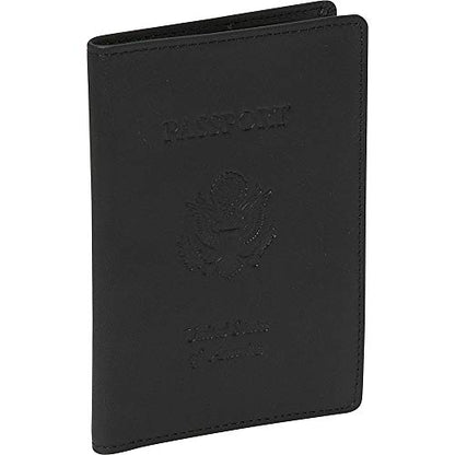 Royce Leather RFID 차단 여권 여행 문서 정리함, 가죽, 블랙 3, 단일 사이즈, Rfid 차단 여권 여행 서류 정리함, 천연 가죽 - color: 블랙 3