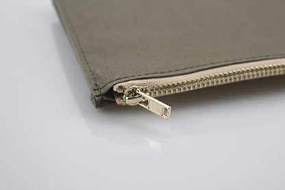 Standard Travelers Notebook Wallet Insert Pocket with 2 Elastic Bands,1 Canvas Zipper Pouch Refill for TN Accessories Kit Card Holder Storage Bag File Folder Stationery - style: Green Standard Size