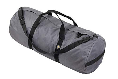 131L Expedition Heavy Duty Duffle Bag, Weatherproof Ripstop Travel Gear Bag - color: Steel Grey, size: 16" x 40" (131 Liters)