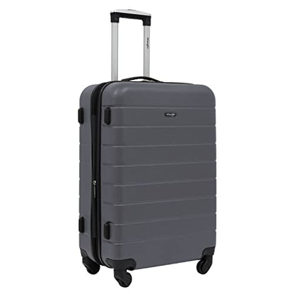 Wrangler Smart Spinner Hardside Luggage, 3 Piece Set, Quiet Shade - color: Quiet Shade, size: 3 Piece Set