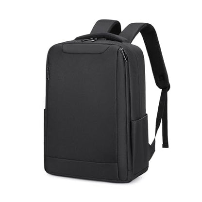 Slim Business Laptop Backpack, Water Resistant Travel Backpack, Durable Computer Bag, Fits 15.6 Inch Laptop, Black.