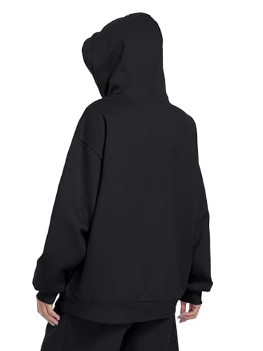 SeSe Code Travel Hoodie with Eye Mask Sleep Unisex Oversized Sweatshirt for Airplane, Road Trip Naps Fleece Couples Hoodies - color: Black, size: XX-Large