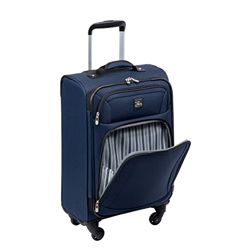 Skyway Epic Softside 4-Wheel Luggage Spinner Collection - color: Surf Blue