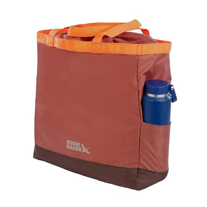 Eddie Bauer Stowaway Packable Tote Bag - color: Maroon