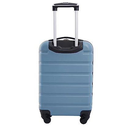 Wrangler Hardside Spinner Luggage, Blue Heaven, Carry-On 20-Inch - color: Blue Heaven