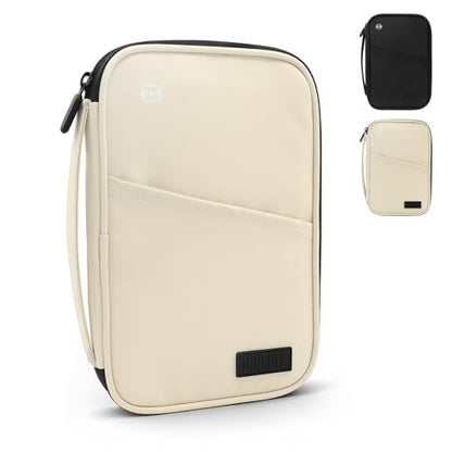 Passport Holder Travel Wallet, White - color: White