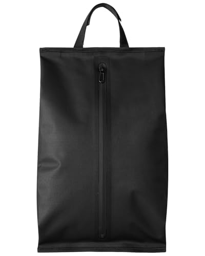 Julai Waterproof Shoe Bags for Travel, Organizer for Soccer Cleat Golf Gym - color: Black