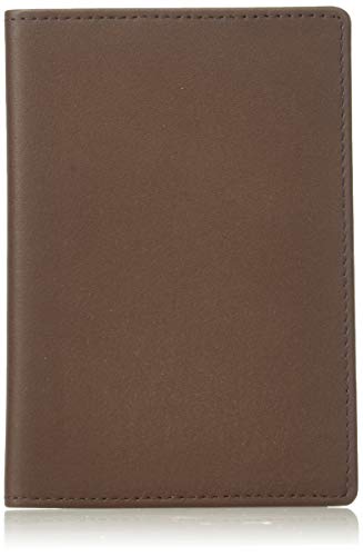 Royce Leather Rfid 차단 여권 여행 문서 정리함, 천연 가죽 포장 정리함, 브라운., 단일 사이즈, Rfid 차단 여권 여행 서류 정리함, 천연 가죽 - color: 브라운.