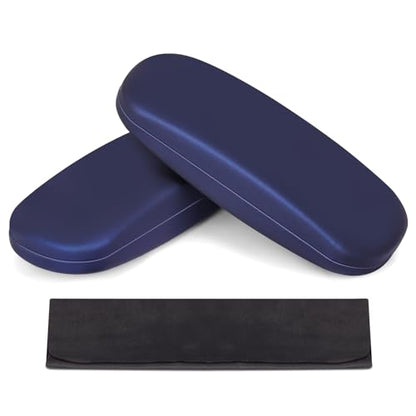 RayLove Unisex Hard Shell Eyeglasses Cases, Protective Case For Glasses - color: 2blue