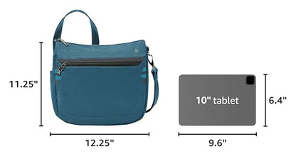 Travelon Anti-Theft Active Medium Crossbody Bag - color: Teal