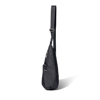 Baggallini Mini Sling - 12x7 Sling Crossbody Bag Backpack with Adjustable Shoulder Strap - color: French Navy