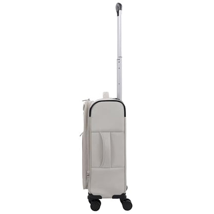 Martha Stewart Softside Carry-On Luggage, Light Grey - color: Light Grey, size: 22"