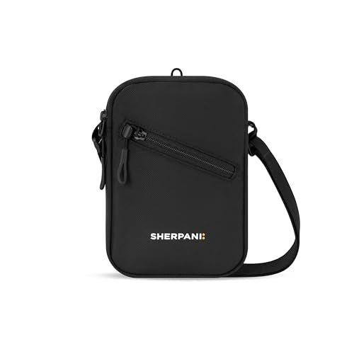 Sherpani Rogue, RFID Mini Crossbody Bag for Women - color: Raven