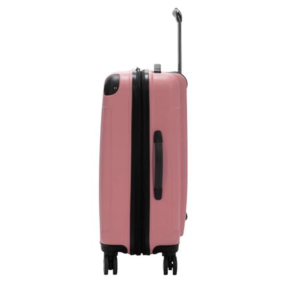 Kenneth Cole REACTION Renegade Luggage Expandable 8-Wheel Spinner Lightweight Hardside Suitcase, Peony, 20-Inch Carry On - color: Peony, size: 20-Inch Carry On