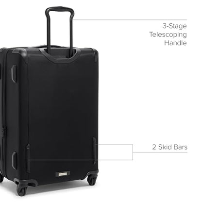 TUMI - Aerotour 4 Wheel Expandable Luggage - Men's and Women's Lightweight Business and Leisure Travel Suitcase - 26" Medium Expandable Checked, Black - color: Black, size: 26" Short Trip Expandable Packing Case