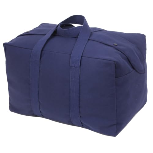 Rothco Canvas Parachute Cargo Bag, Navy Blue, 40.5L - color: Navy Blue