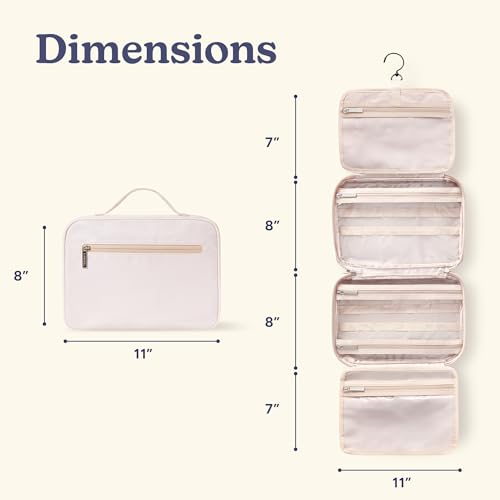 VANDEL Waterproof Hanging Toiletry Bag [TSA-Approved] Cosmet Travel Bag - color: Black