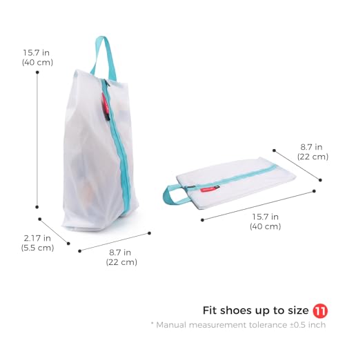 pack all 여행용 신발 가방, 스포츠용 방수 신발 파우치 - color: 화이트., style: 1팩