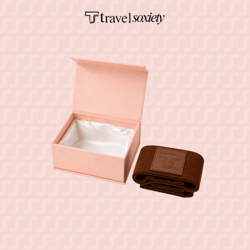 Trolley Strap, TSA Approved, Travel Accessory, Dark Brown