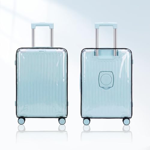 Krute 20-Inch Transparent PVC Suitcase Protector – Waterproof & Scratch-Resistant - color: C, size: 20IN