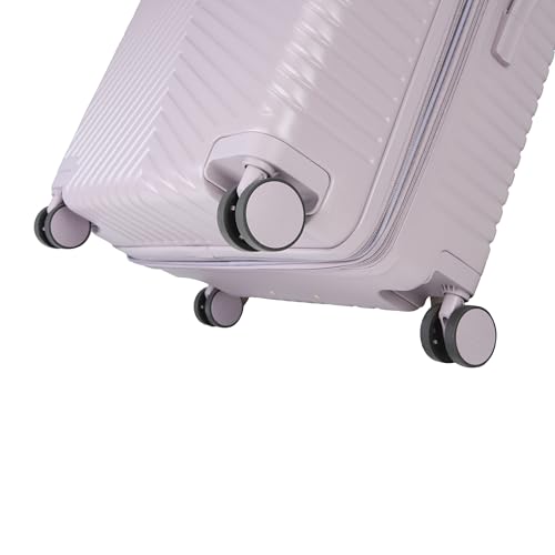 Jessica Simpson Abilene 28" Expandable 8-Wheel Spinner Large Checked Luggage Suitcase, Elderberry - color: Elderberry, size: Large Checked