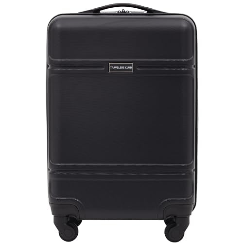 Travelers Club Skyline 22" Carry-On Spinner Luggage, Black - color: Black