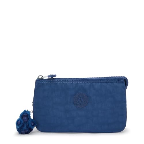 Kipling Women's Creativity Large Pouch, Versatile Cosmetics Kit, Lightweight Travel Organizer - color: Casual Blue