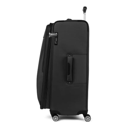 Travelpro Softsided 3PC Expandable Luggage (20/25/29), TSA Lock, Jet Black - color: Jet Black, size: 3-Piece Set (20/25/29)