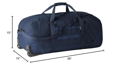 Eagle Creek No Matter What Rolling Duffel, 130L, Atlantic Blue - color: Atlantic Blue