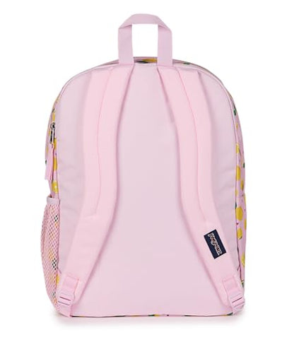 JanSport 34L Big Backpack - 15 Inch Laptop Sleeve, Lemonade Stand - color: Lemonade Stand Pink