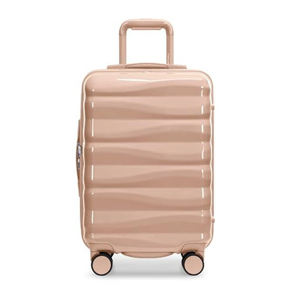 Traveler's Choice Edinburgh II Hardside Spinner Luggage, TSA Lock, Sand, 2 Piece Set (21/29) - color: Sand, size: 2 Piece Set (21/29)