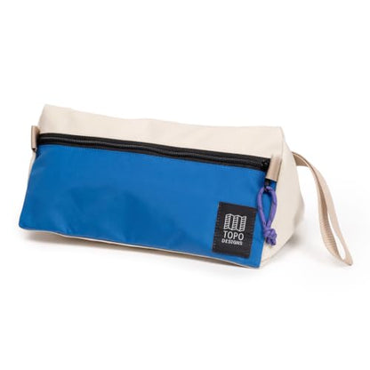 Topo Designs Dopp Kit Travel Toiletry Bag (Classic Blue/Bone White) - color: Classic Blue/Bone White