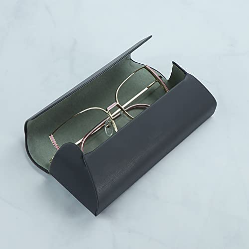 VisionGlobal Hard Shell Eyeglass Case for Eyeglasses and Sunglasses for Men/Women and Kids - color: 643_black