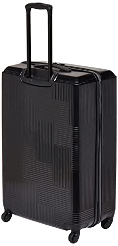 American Tourister Stratum XLT Expandable Hardside Luggage with Spinner Wheels, Jet Black, Checked-Large 28-Inch - color: Jet Black, size: Checked-Large 28-Inch
