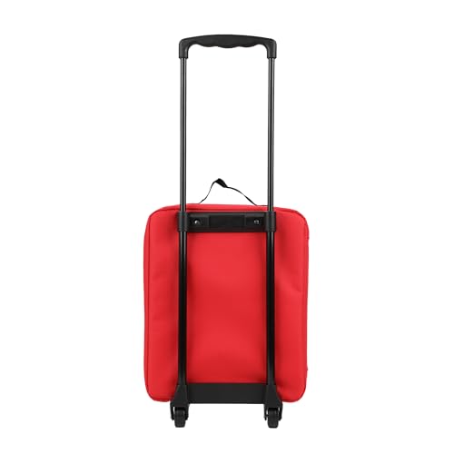 Bioworld Spider-Man Web 14" Youth Soft Sided Luggage - color: Spider-Man Web Red