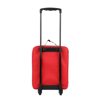 Bioworld Spider-Man Web 14" Youth Soft Sided Luggage - color: Spider-Man Web Red