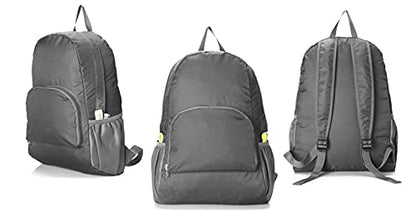 Backpack Packable Foldable Ultra Lightweight Water Resistant Durable Camping Travel Hiking Daypack for Men Women (Grey) - color: Grey